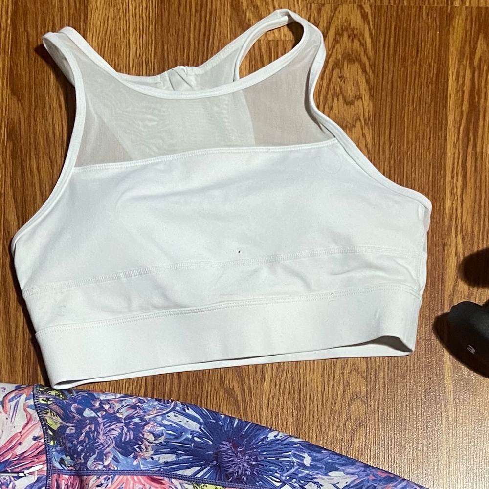 ZYIA White Sports bra